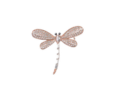 Equilibrium Sparkle Dragonfly Rosegold Brooch